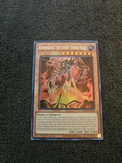 Kumongous, the Sticky String Kaiju (Silver) BLC1-EN034 Ultra Rare 1st NM Yugioh - Image 1