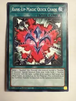 Yu-Gi-Oh! LD Duels From The Deep Rank-Up-Magic Quick Chaos #LED9-EN015 NM - Image 1