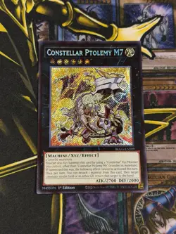 Yugioh Constellar Ptolemy M7 (Chibi Artwork) BLGG-EN009 Secret Rare 1st Ed NM - Image 1
