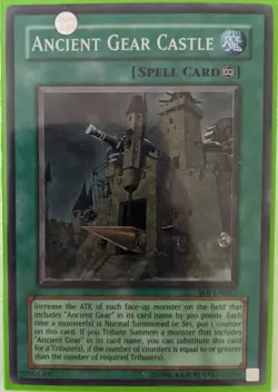 YuGiOh Ancient Gear Castle Super Rare SOI-EN047 - Image 1