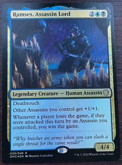 FOIL Ramses, Assassin Lord - COMMANDER - englisch (nm +) Dominaria United - Image 1