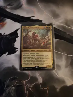Gishath, Sun's Avatar; Foil; The Lost Caverns of Ixalan - Image 1