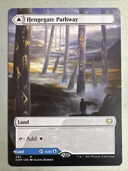 MTG / Hengegate Pathway / KHM / #293 / Regular (Borderless) / Rare / NM - Image 1