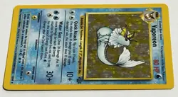 Pokemon Vaporeon 12/64 Holo Rare Jungle Unlimited WOTC Vintage Lightly Played - Image 4