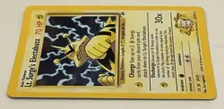Pokemon Lt. Surge’s Electabuzz 6/132 Holo Rare Gym Heroes WOTC Lightly Played - Image 5