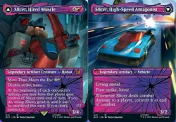 NM-Mint, English - 1 x Slicer, Hired Muscle // Slicer, High-Speed Antagonist - - Image 1