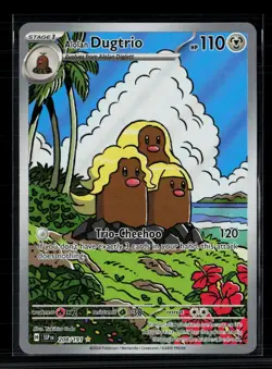 Pokemon 2024 Surging Sparks Alolan Dugtrio #208/191 - Image 1