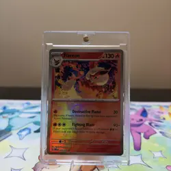 2025 Pokemon Prismatic Evolutions Flareon Master Ball 013/131 - Image 1
