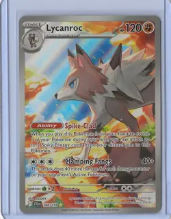 Pokemon TCG - Journey Together - Lycanroc 166/159 - NM - Image 1