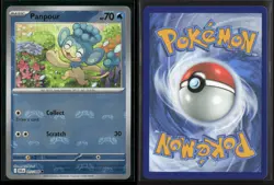 Panpour (Master Ball Pattern) 017/086 Common Black Bolt Pokemon NM/M - Image 3