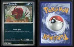 Venipede (Master Ball Pattern) 054/086 Common Black Bolt Pokemon NM/M - Image 3