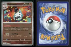 Volcarona (Master Ball Pattern) 016/086 Rare Black Bolt Pokemon NM/M - Image 3