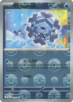 Cryogonal (Poke Ball Pattern) 027/086 Holo Uncommon Black Bolt Pokemon NM/M - Image 4