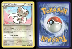 Cinccino 88/124 UC Fates Collide LP Pokemon - Image 3