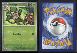 Simisage (Master Ball Pattern) 005/086 UC Black Bolt NM/M Pokemon - Image 3