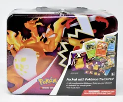 Pokemon TCG Fall 2020 Collector’s Treasure Chest Lunch Box Tin NEW Sealed - Image 1