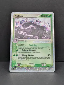 Muk ex 96/97 Dragon Holo Ultra Rare Pokemon TCG Nintendo vintage MP+ - Image 3