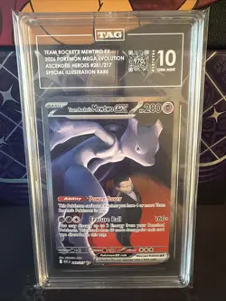 Team Rockets MewTwo Ex 281/217 SIR Ascended Heroes NM / Mint PACK FRESH Pokemon - Image 3