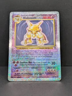 Alakazam 1/110 Legendary Collection Reverse Holo Rare Pokemon TCG Nintendo HP+ - Image 3