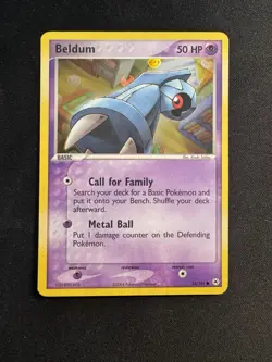 1x Beldum - 54/101 - Common - Reverse Holo NM-Mint Pokemon EX - Hidden Legends - Image 1