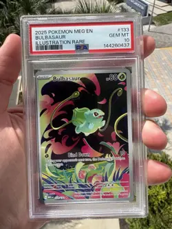 2025 Pokemon PSA 10 Bulbasaur #133/132 Mega Evolution MINT 💎💎💎 - Image 1
