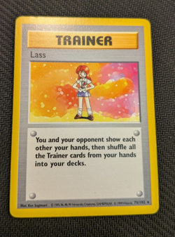Pokemon TCG - Lass - Base Set (Shadowless) - 75/102 - Rare - LP - Image 3