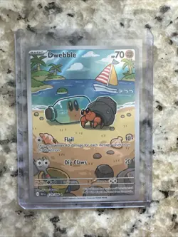 Pokemon Dwebble 129/086 Sv: Black Bolt IR Full Art NM - Image 1