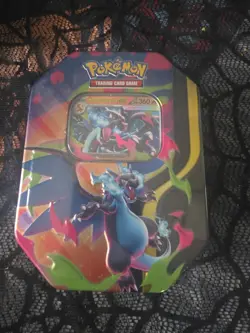 Pokemon TCG Mega Charizard ex Y Factory Sealed Booster Tin #24 - Image 1