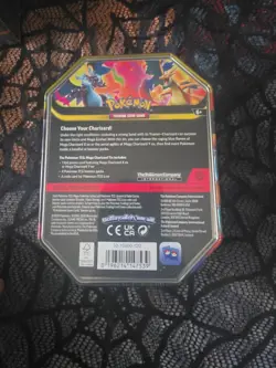 Pokemon TCG Mega Charizard ex Y Factory Sealed Booster Tin #24 - Image 2