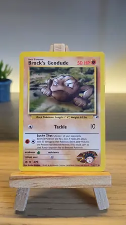 Pokemon TCG Brock's Geodude Gym Heroes 38/132 Regular Unlimited Uncommon - Image 2