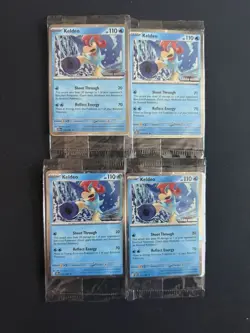 4 Pokemon TCG Keldeo Chaos Rising 019/086 Stamped PROMO Sealed - Image 1