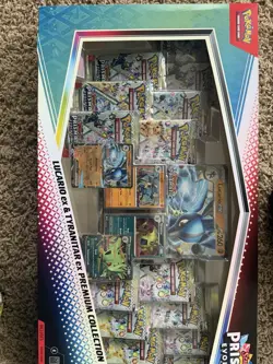 Pokemon TCG Prismatic Evolutions Lucario ex & Tyranitar ex Premium collection - Image 1