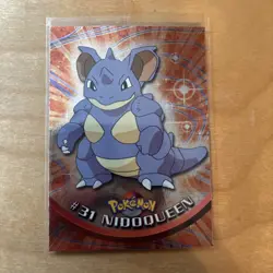 2000 Topps Chrome Holo Foil Pokemon TV Animation Edition Nidoqueen #31 - Image 1