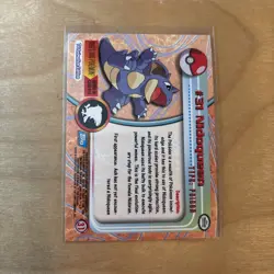 2000 Topps Chrome Holo Foil Pokemon TV Animation Edition Nidoqueen #31 - Image 2