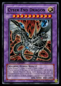 Cyber End Dragon - STON-ENSE1 LP Super Rare Strike of Neos Yu-Gi-Oh - Image 1