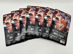 Lot Of 7 One Piece OP-16 The Time Of Battle Booster Pack Sleeve English - Image 1