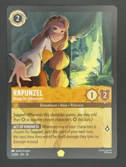 Rapunzel - Ready for Adventure 3/204 Whispers in the Well Regular Disney Lorcana - Image 2