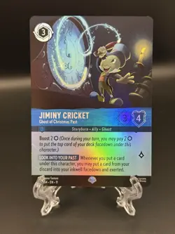 Jiminy Cricket - Ghost of Christmas Past 218/204 EPIC Holofoil NM Disney Lorcana - Image 1