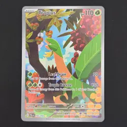 Pokemon TCG Card Tropius 195/193 Paldea Evolved Illustration Rare Holo - NM- - Image 1