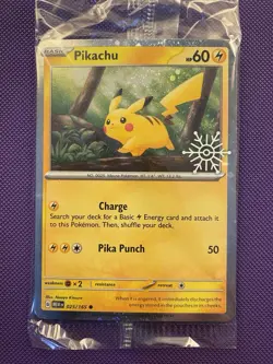 Pokemon 2025 Holiday Advent Calendar Stamped Festive Pikachu 025/165 SEALED - Image 1