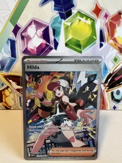 Hilda 171/086 Special Illustration Rare (SIR) Trainer Pokemon TCG White Flare NM - Image 1