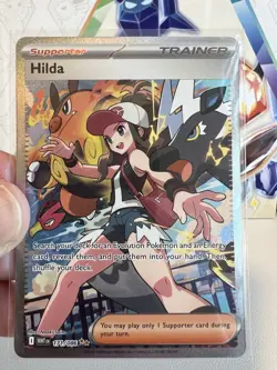 Hilda 171/086 Special Illustration Rare (SIR) Trainer Pokemon TCG White Flare NM - Image 3