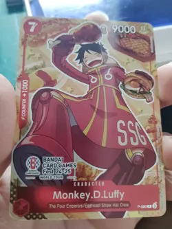 Monkey.D.Luffy (Bandai Card Games Fest 24-25) P-080 One Piece - HP - Image 2