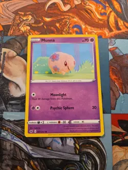 Munna~ Cute Asako Ito Crochet Pokemon Cards Pokemon TCG 2020 Trading Card - Image 1