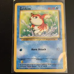Goldeen 53/64 Pokemon Cards TCG: Base Set 1999 Mint Kagemaru Himeno UK Rare - Image 1