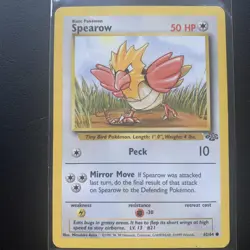 Spearow 62/64 Pokemon Cards WOTC TCG: Base Set 1999 LP UK Rare - Image 1