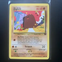 Diglett 52/82 Pokemon Cards WOTC TCG: Base Set 1999 Fighting Mint UK Rare - Image 1