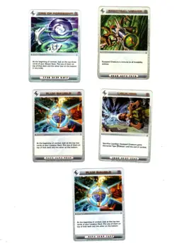 Lot #0308. 5 Chaotic Rare Battlegear cards. coppers - Image 1