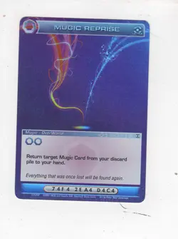 Chaotic Mugic card ULTRA RARE Mugic Reprise low - Image 1