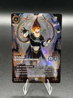 Disney Lorcana Wilds Unknown Syndrome (Enchanted) “Out For Revenge” 238/204 - Image 1